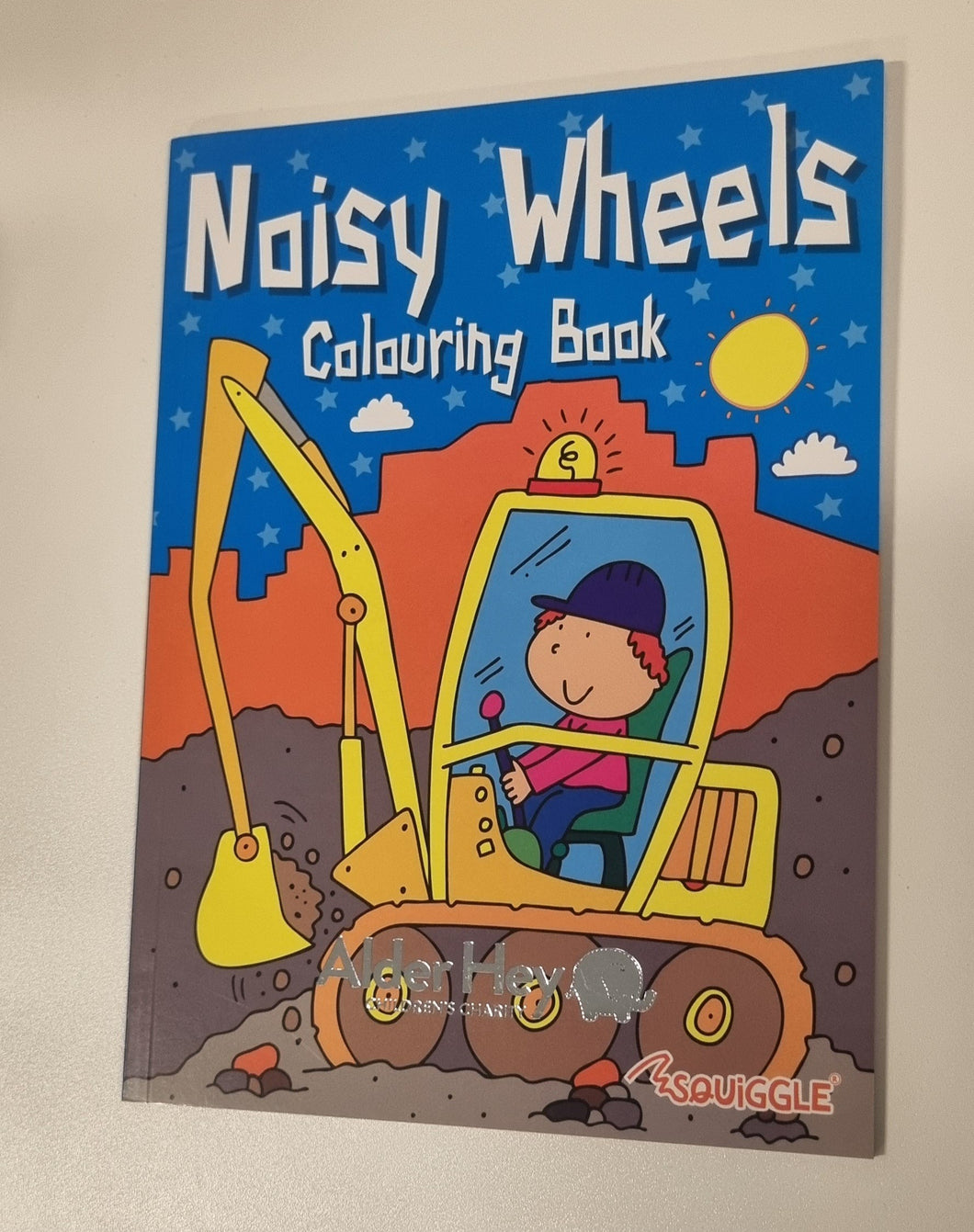 Children's Noisy Wheels Colouring Book