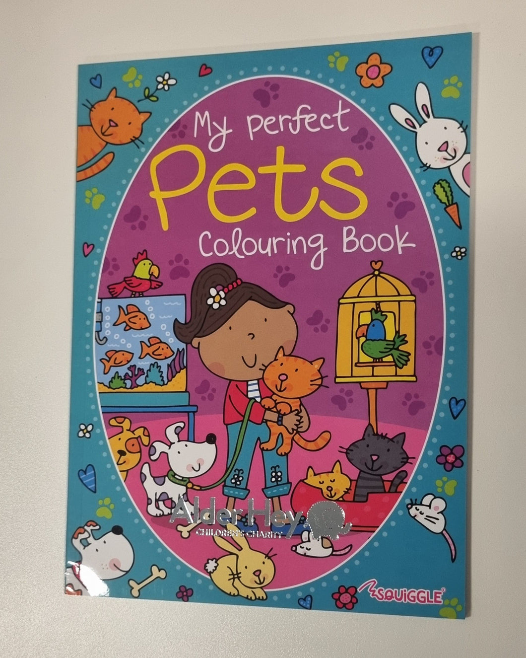 Children's Pets Themed Colouring Book