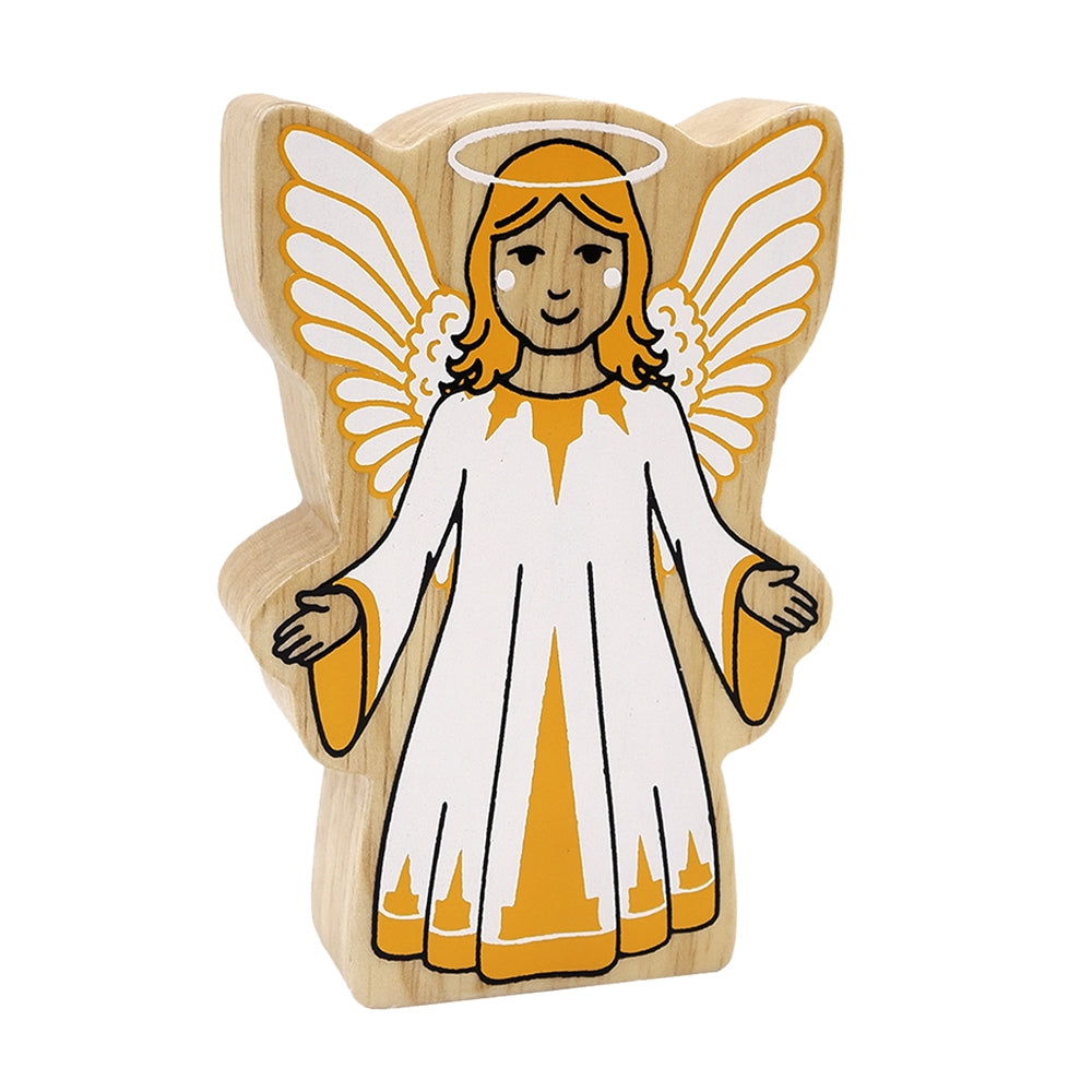 White Angel wooden toy