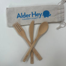 Load image into Gallery viewer, Alder Hey Bamboo Cutlery
