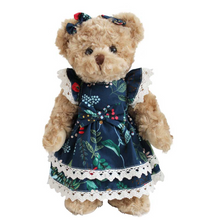 Load image into Gallery viewer, Navy Berry Dress Teddy Bear
