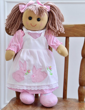 Load image into Gallery viewer, Rabbit Embroidered Dress Rag Doll  - 40cm
