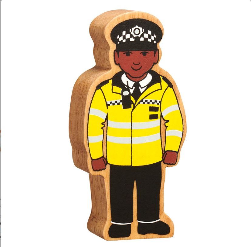 Wooden Figure - Policeman