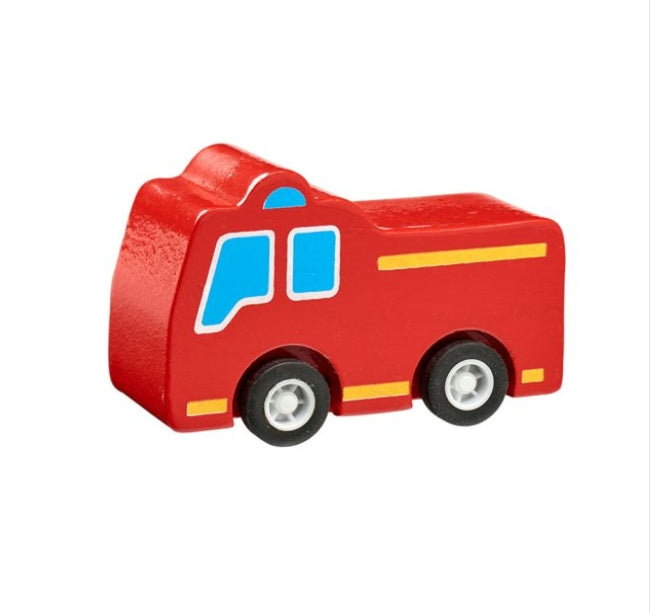 Mini Fire Engine Push Along Toy