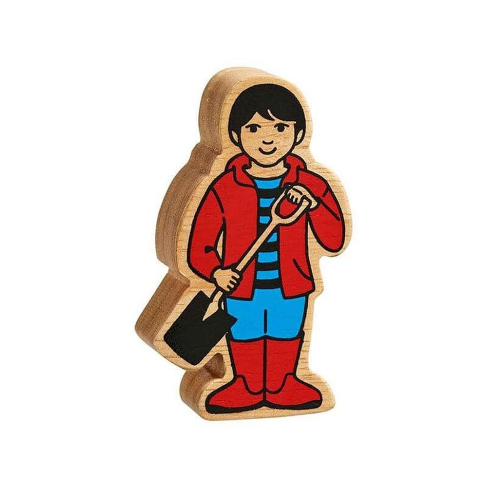 Wooden Figure - Farmer Boy