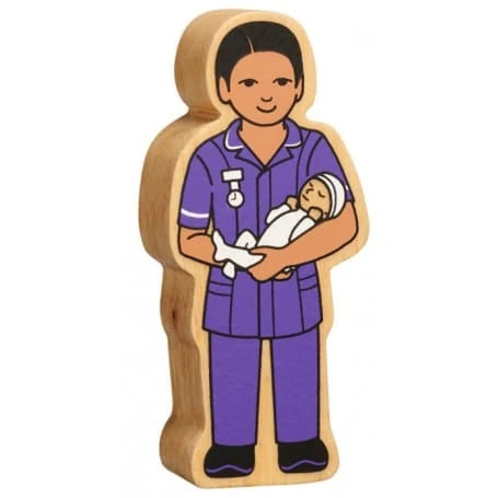 Wooden Figure - Midwife