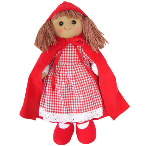 Red Riding Hood Rag Doll - 40cm