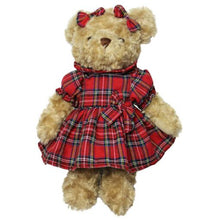 Load image into Gallery viewer, Tartan Dress Teddy Bear
