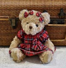 Load image into Gallery viewer, Tartan Dress Teddy Bear
