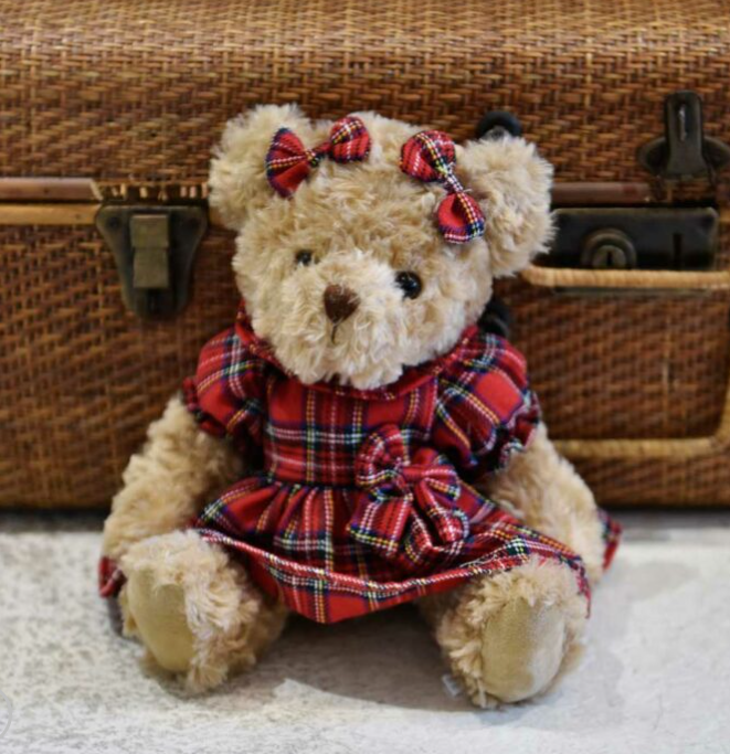 Tartan Dress Teddy Bear