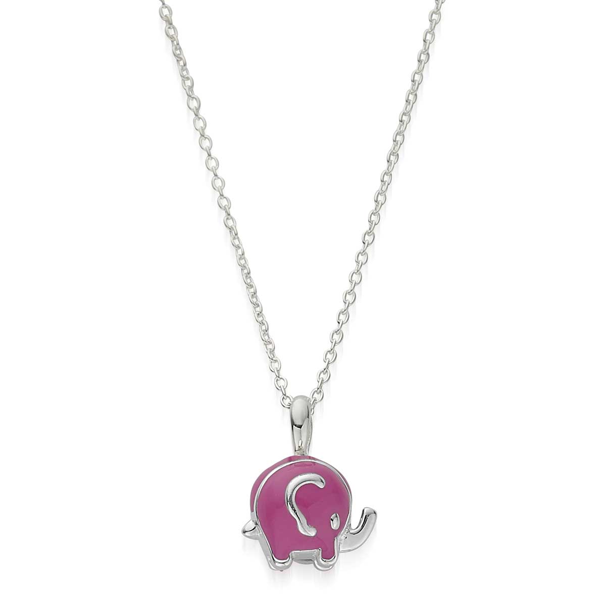 Oli Elephant 3D Charm Pendant Necklace