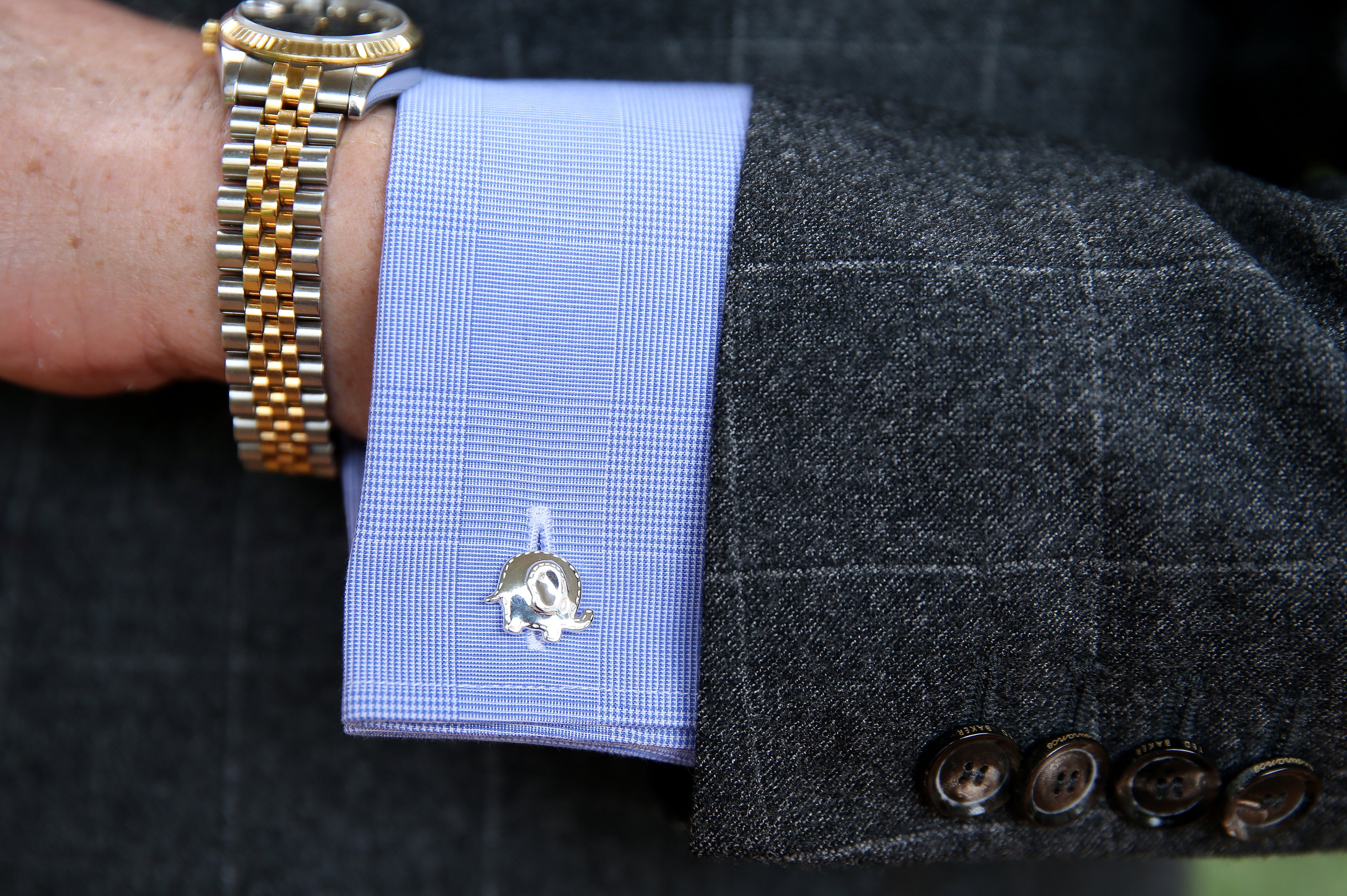 Oli Elephant Cufflinks