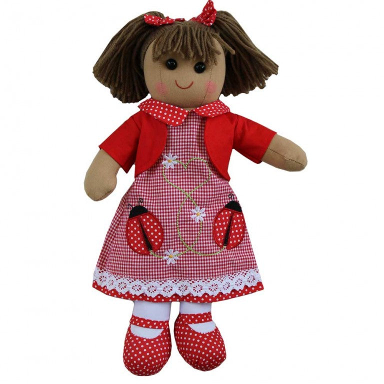 Hey Color Rag Ladybird Rag Doll - 40cm – Alder Hey Children's Charity
