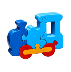 Easy Four Piece train Wooden Jigsaw